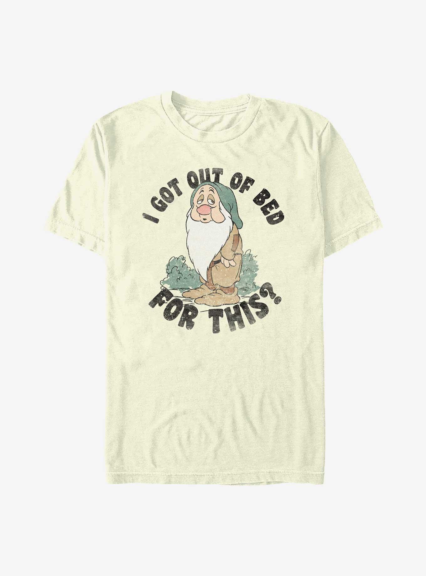Disney Snow White and the Seven Dwarfs Out Of Bed For This T-Shirt, , hi-res