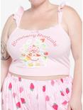 Strawberry Shortcake Ruffle Lace Crop Girls Cami Plus Size, MULTI, hi-res