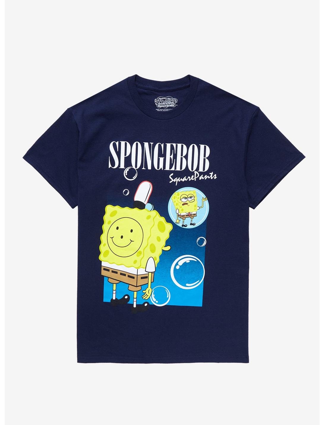 Plus Size SpongeBob SquarePants Bubble T-Shirt, NAVY, hi-res