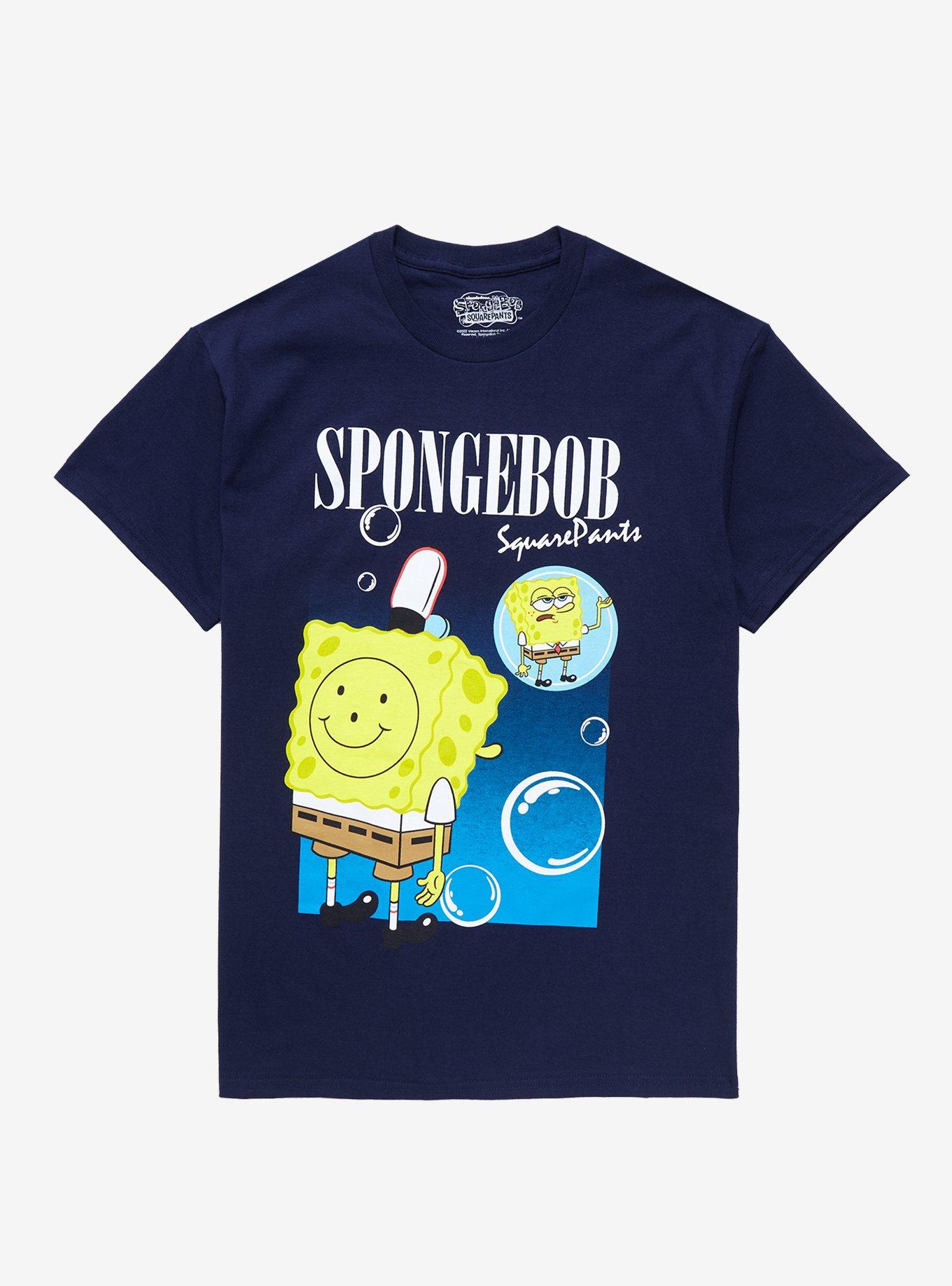 SpongeBob SquarePants Bubble T-Shirt, NAVY, hi-res