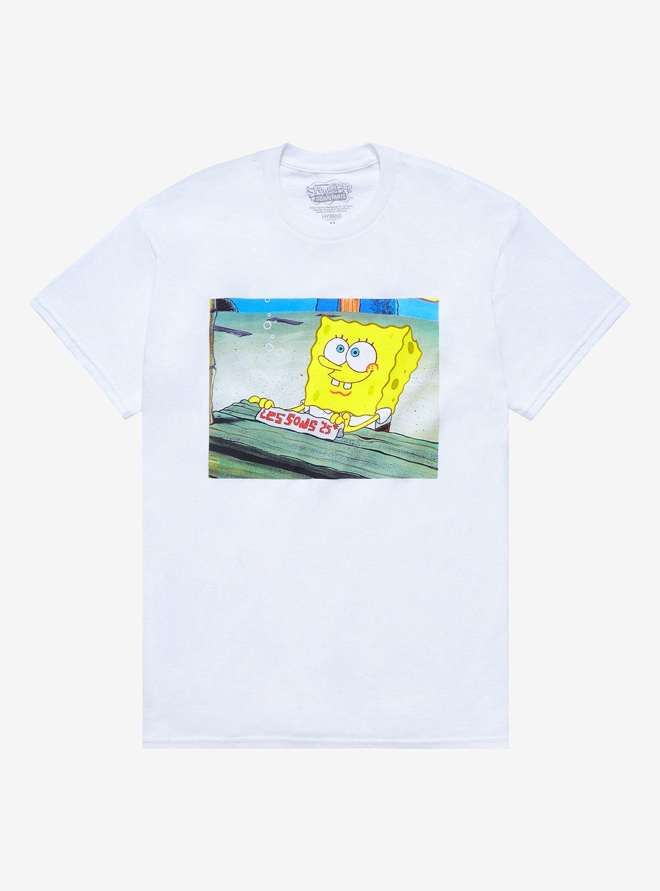 SpongeBob SquarePants Lessons Meme T-Shirt, MULTI, hi-res