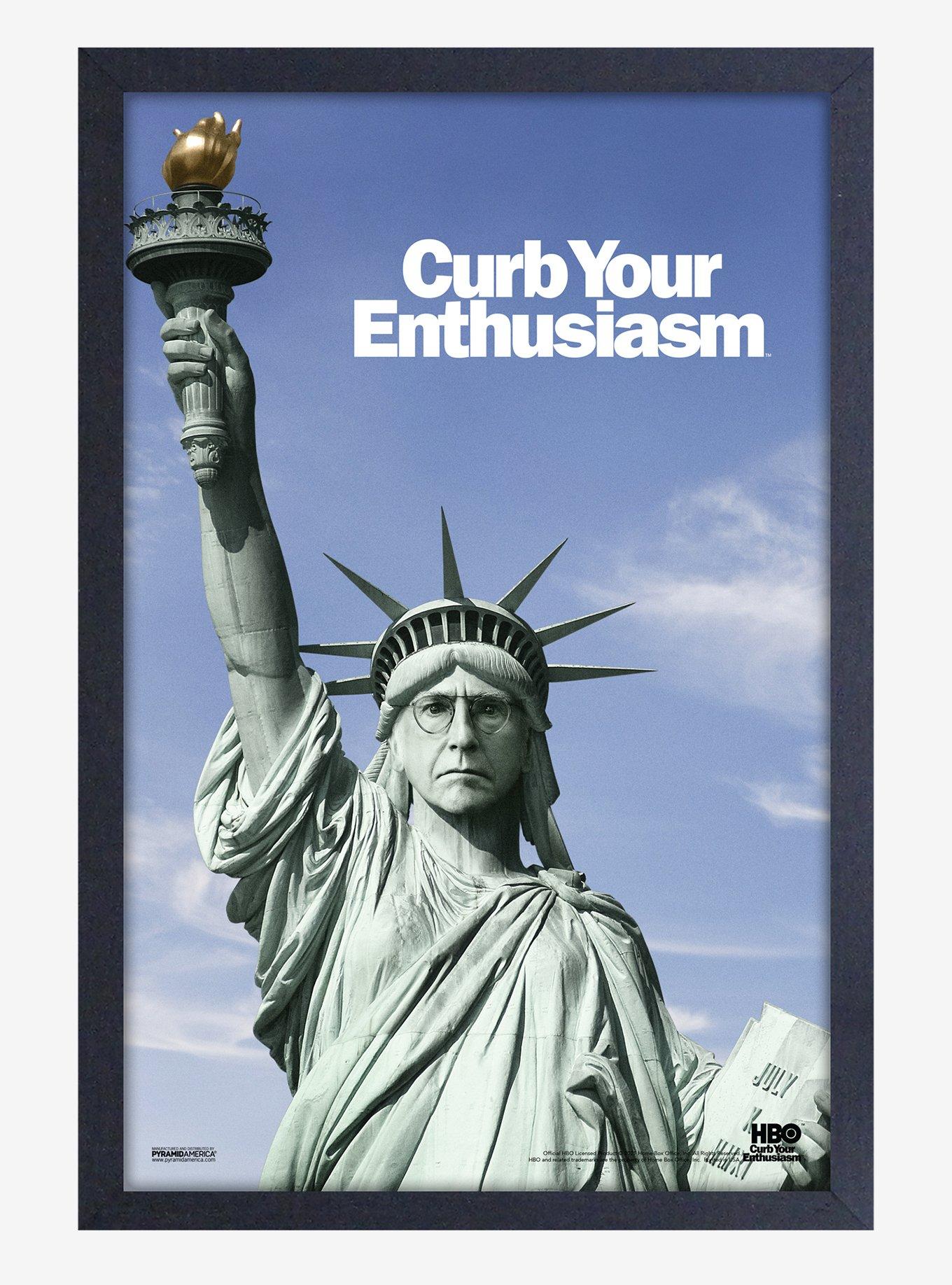 Curb Your Enthusiasm Liberty Framed Wood Wall Art, , hi-res