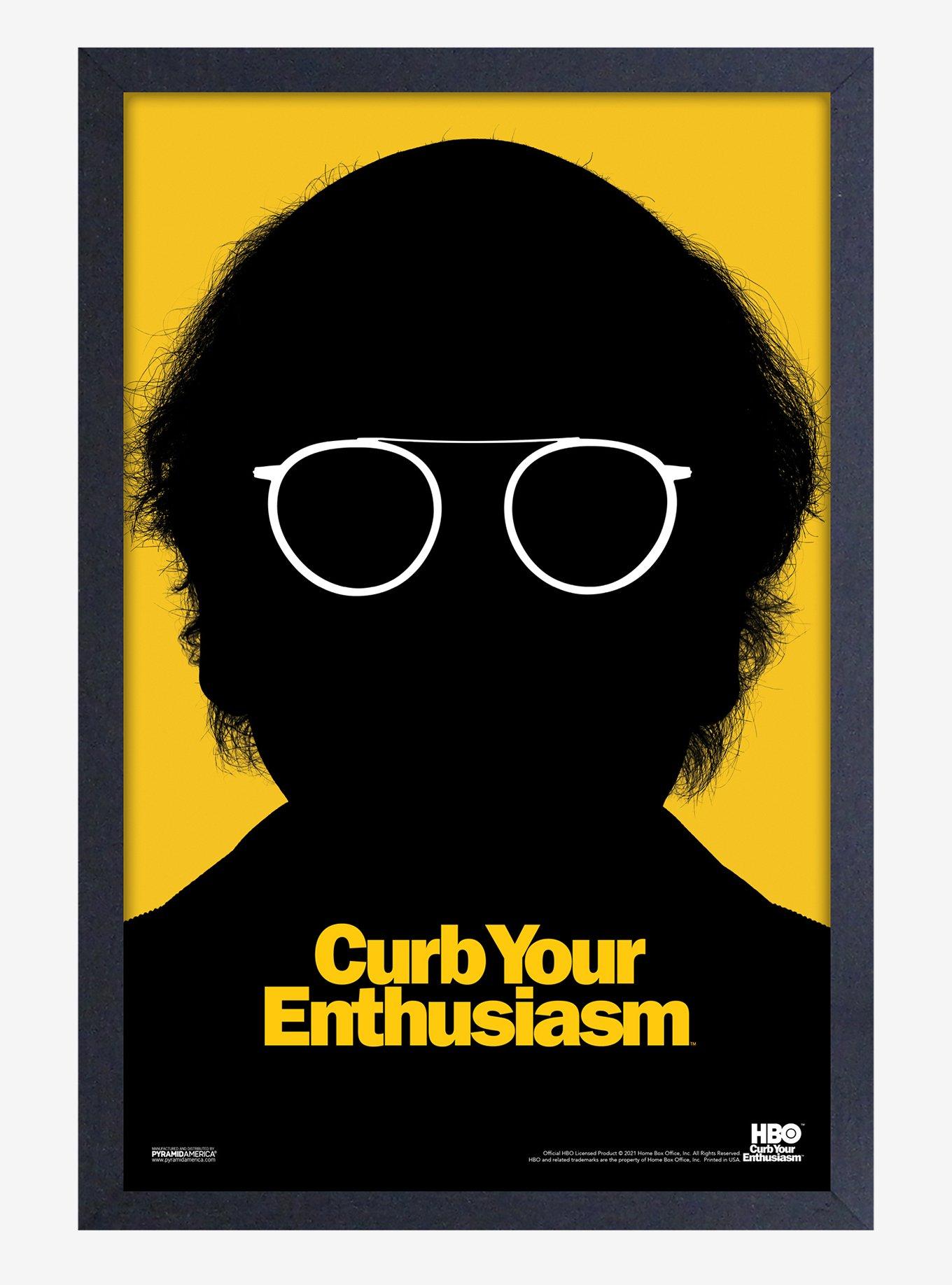 Curb Your Enthusiasm Oy Framed Wood Wall Art, , hi-res