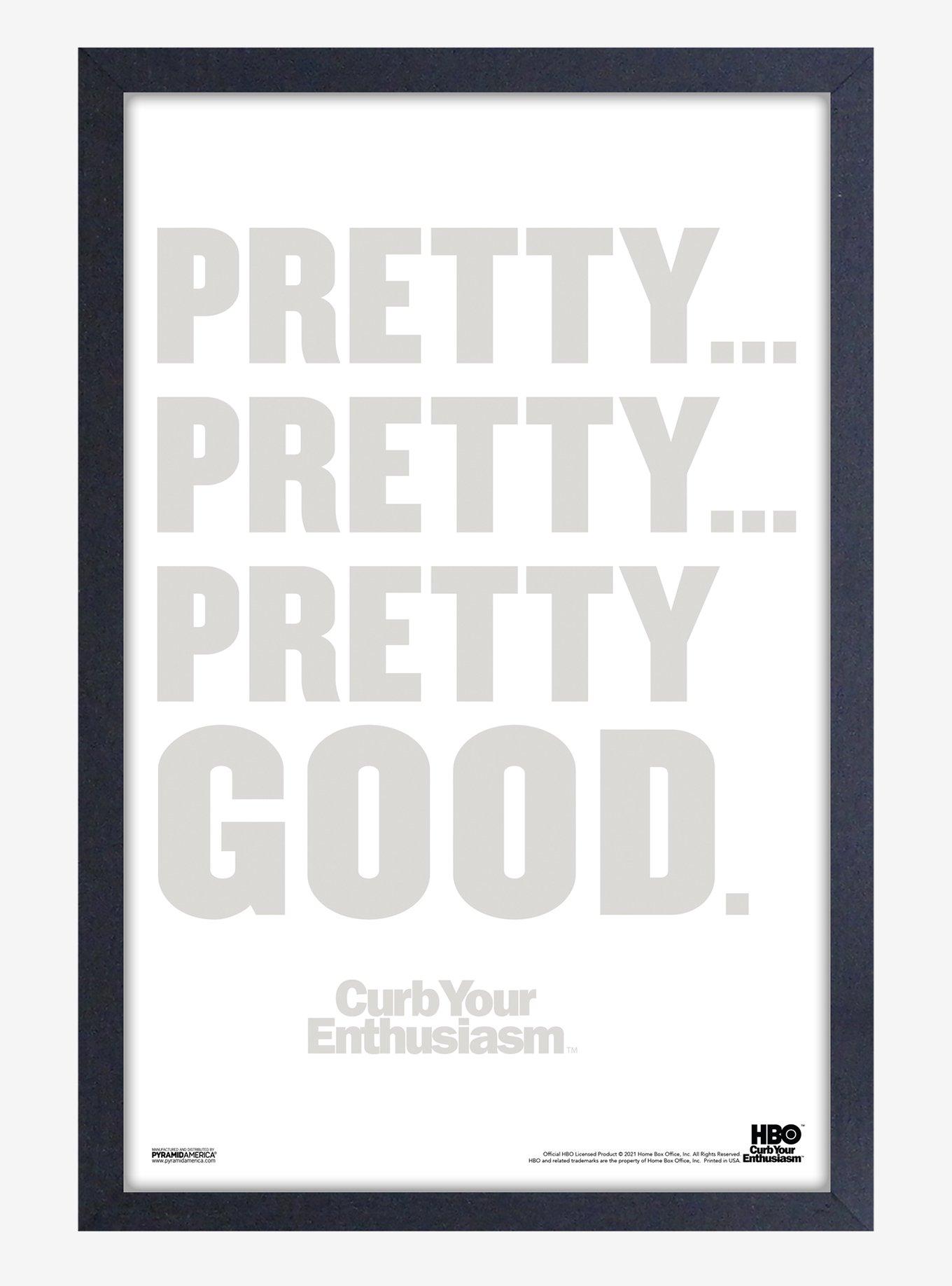 Curb Your Enthusiasm Pretty Framed Wood Wall Art, , hi-res