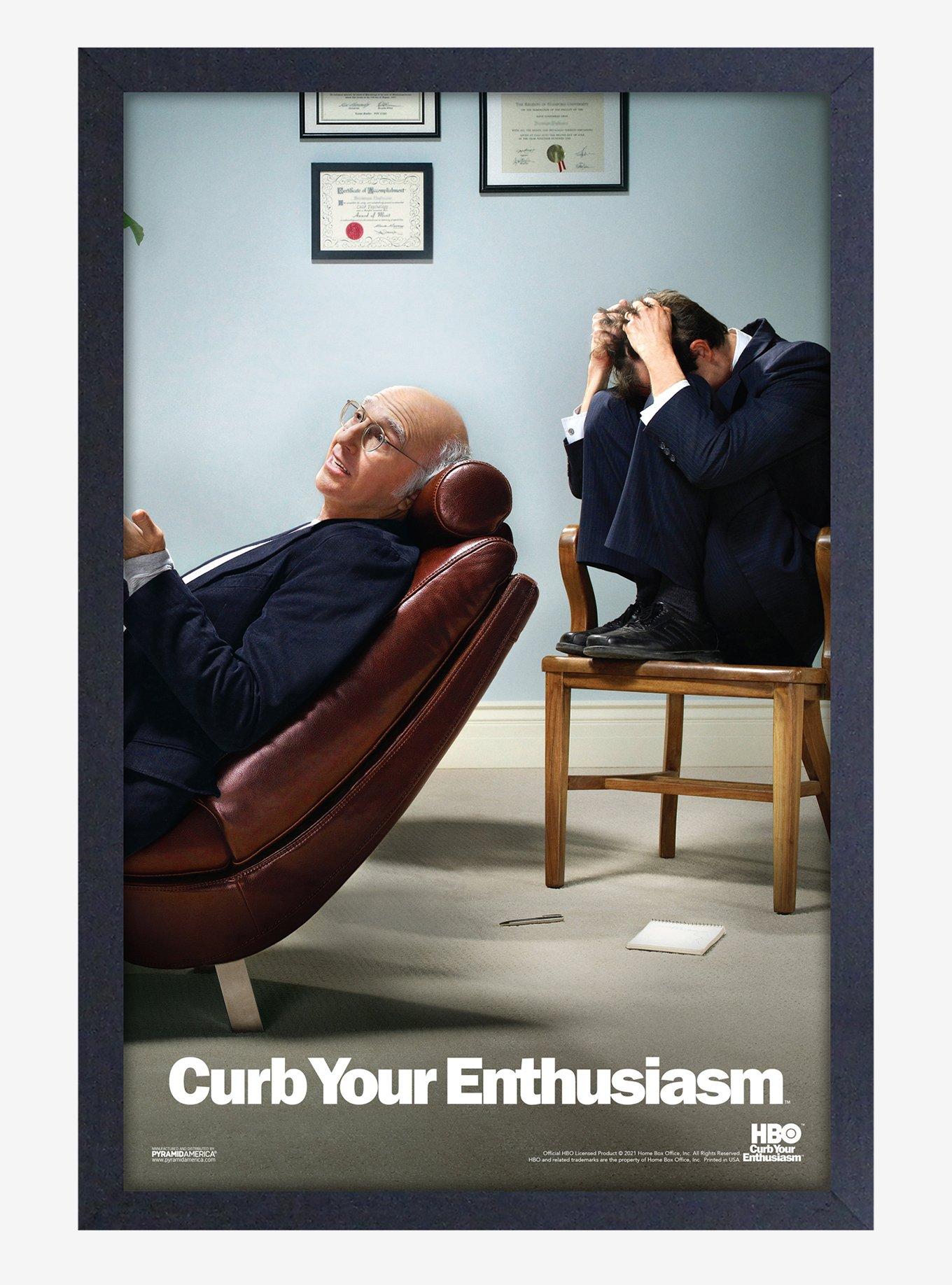 Curb Your Enthusiasm Therapy Framed Wood Wall Art, , hi-res