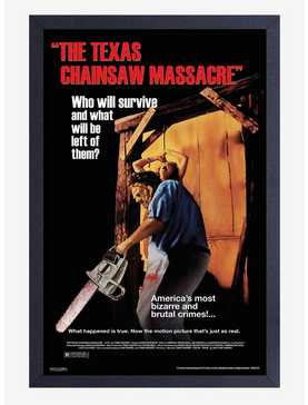 The Texas Chainsaw Massacre America's Most Brutal Framed Wood Wall Art, , hi-res