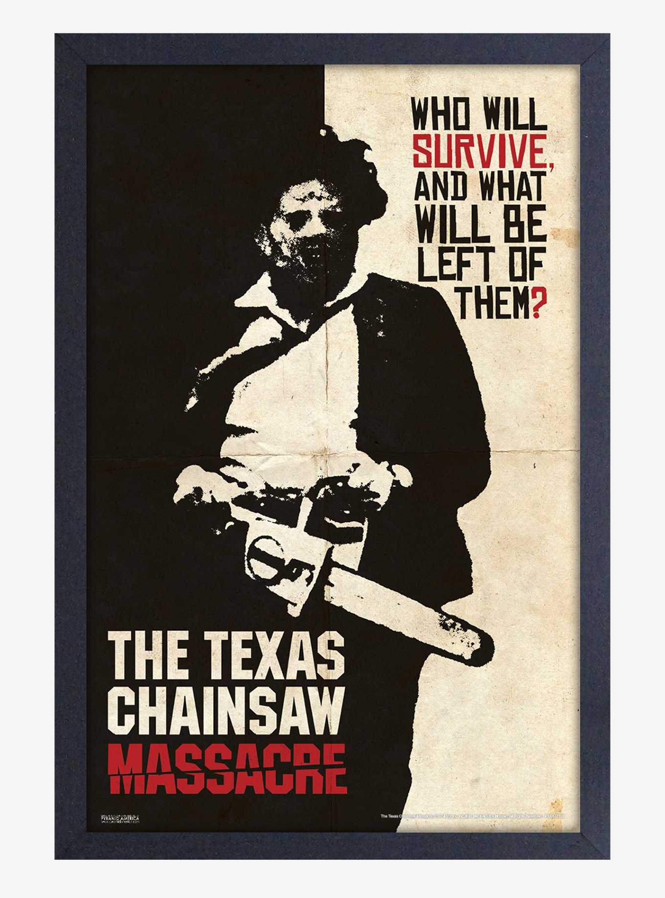 The Texas Chainsaw Massacre Who Will Survive? Framed Wood Wall Art, , hi-res