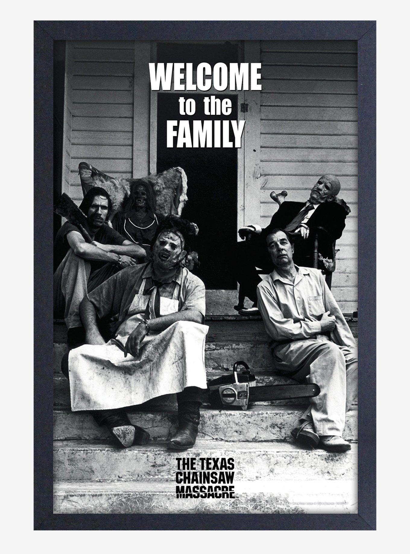 The Texas Chainsaw Massacre Welcome To The Family Framed Wood Wall Art, , hi-res