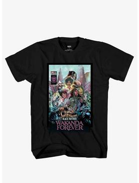 Marvel Black Panther: Wakanda Forever Comic Cover T-Shirt, , hi-res