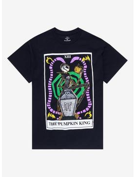 Plus Size The Nightmare Before Christmas Pumpkin King Tarot T-Shirt, , hi-res