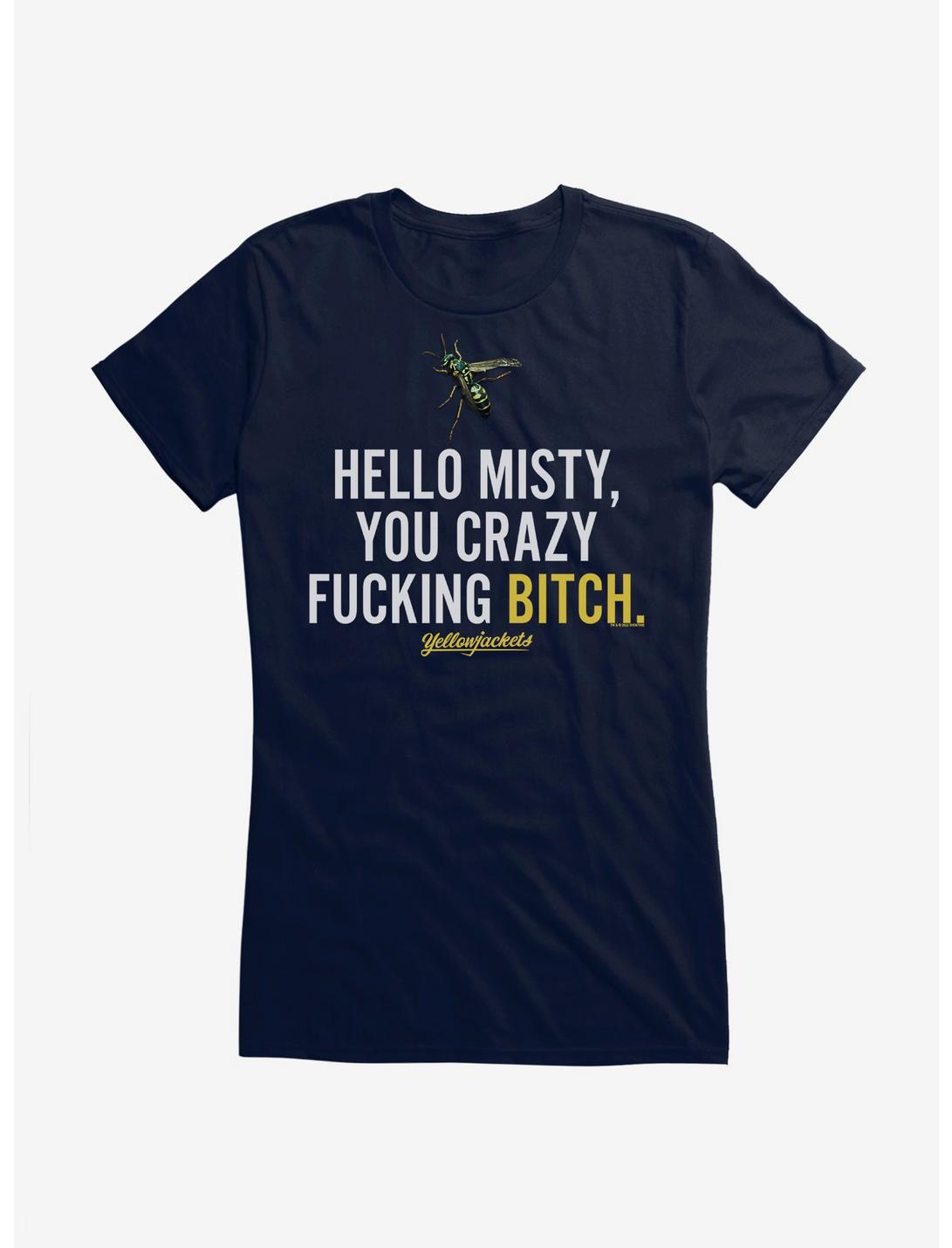 Yellowjackets Hello Misty Quote Girls T-Shirt, , hi-res