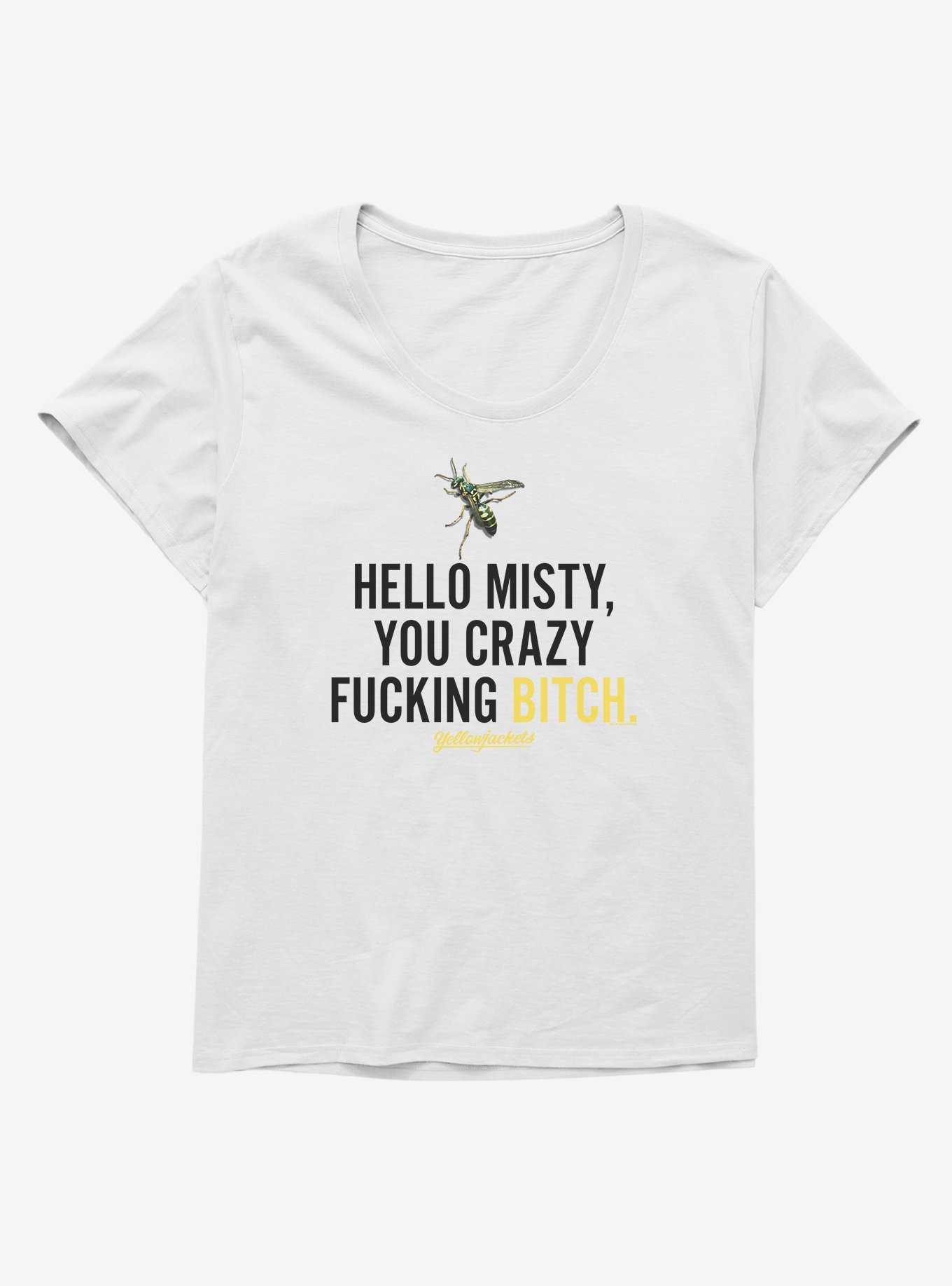 Yellowjackets Hello Misty Quote Girls T-Shirt Plus Size, , hi-res