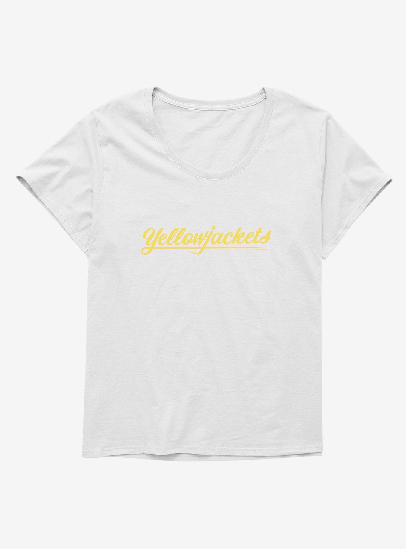 Yellowjackets Logo Girls T-Shirt Plus Size, WHITE, hi-res