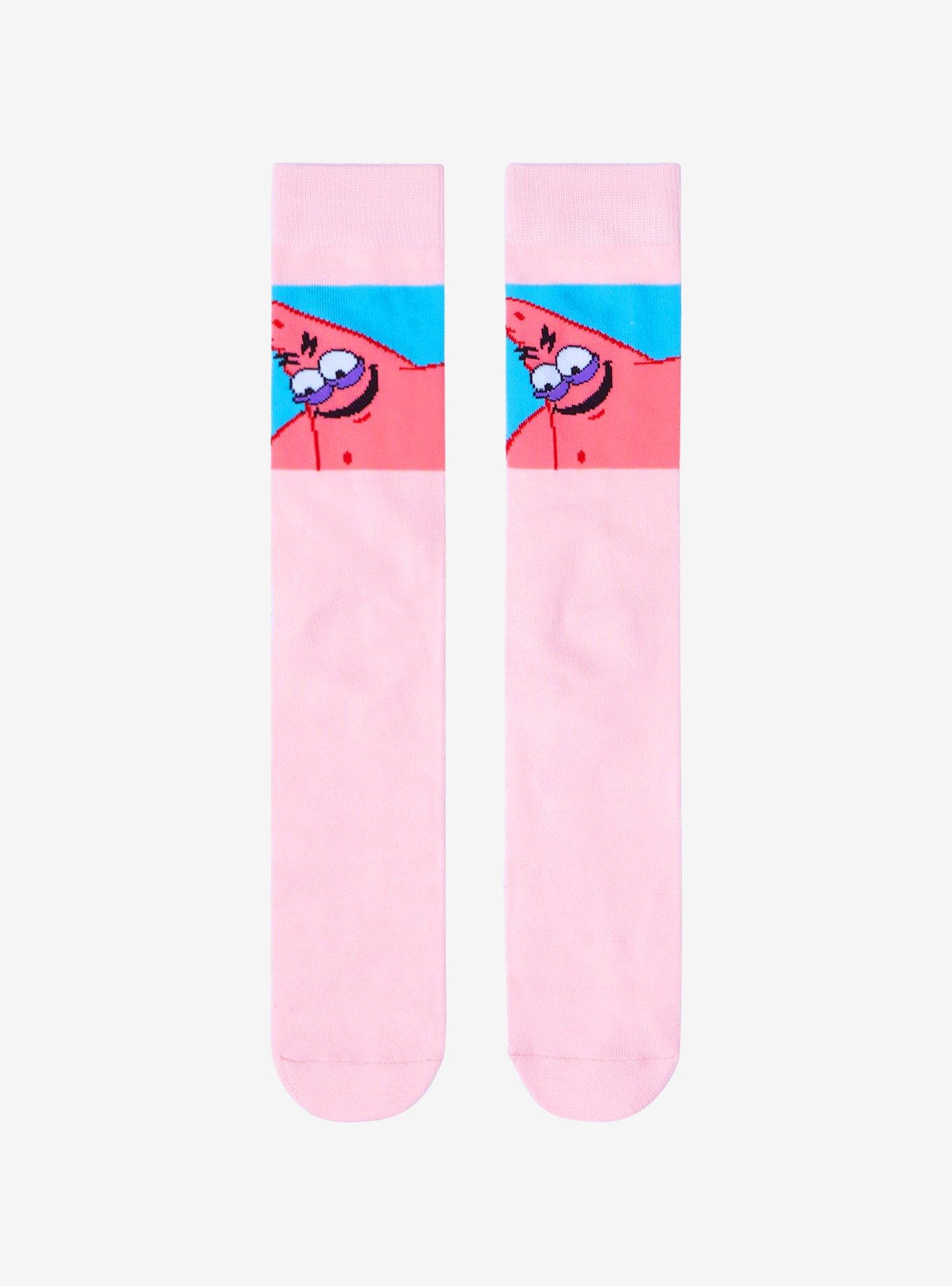 Patrick Star Pink Spongebob SquarePants Crew Socks