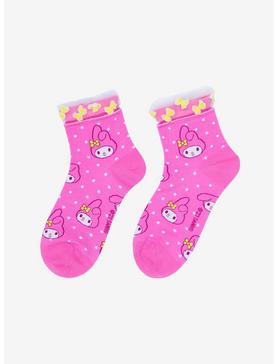 My Melody Bow Ankle Socks, , hi-res