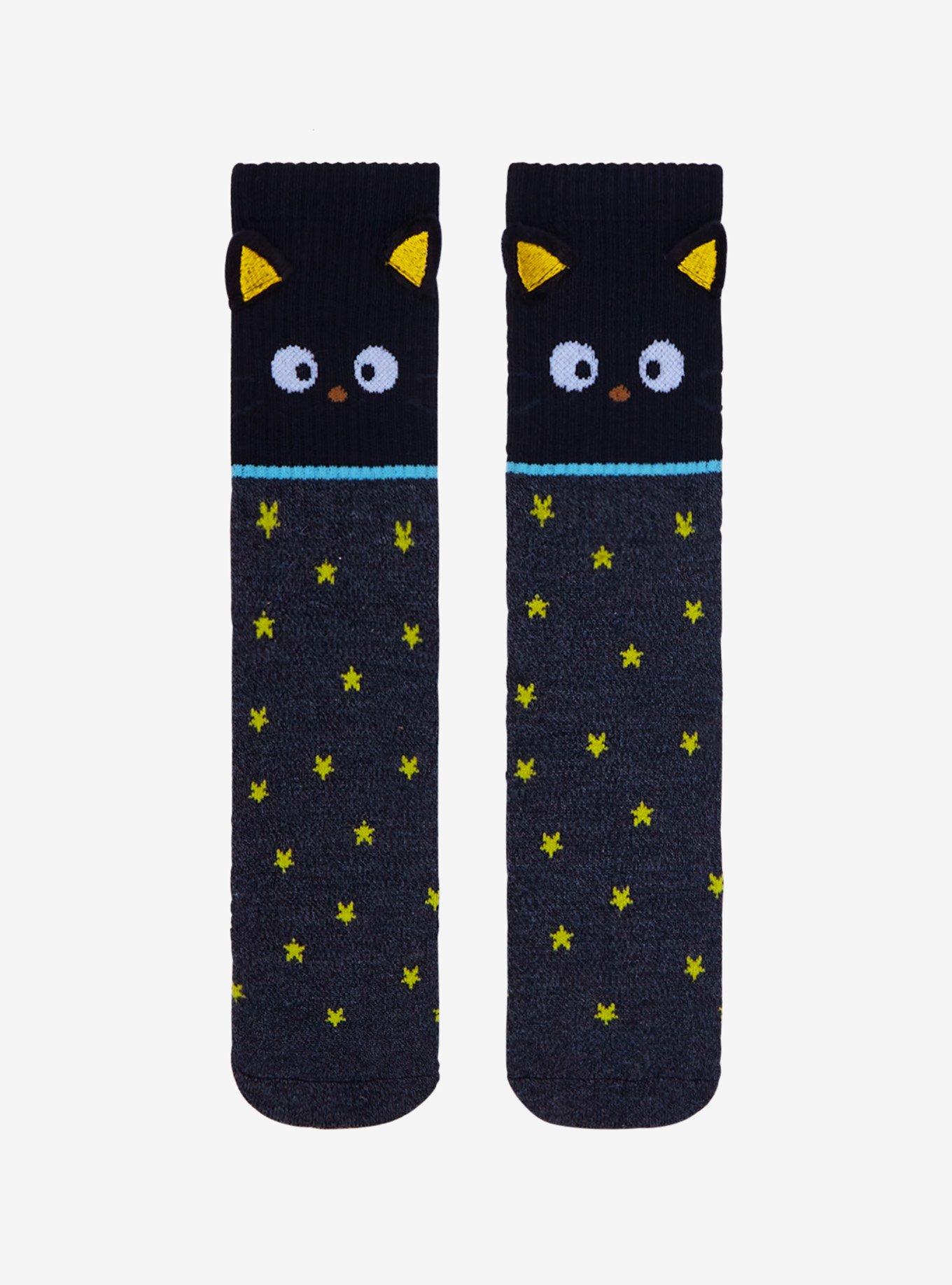 Chococat Stars 3D Ears Crew Socks, , hi-res