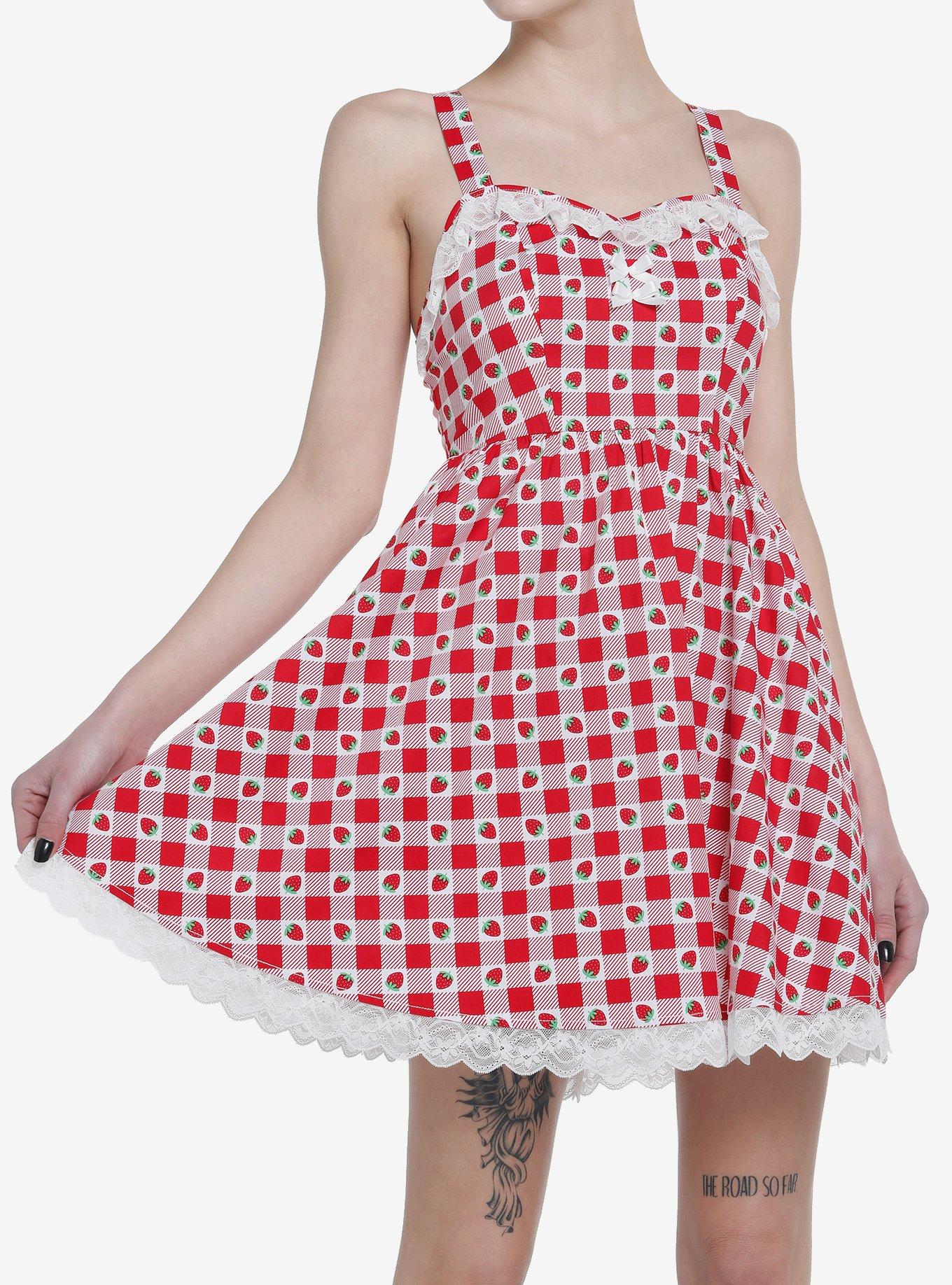 Gingham clearance cami dress