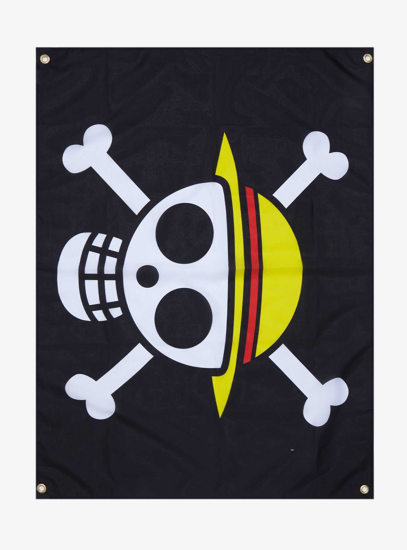 One Piece Straw Hat Pirates Jolly Roger Banner, , hi-res