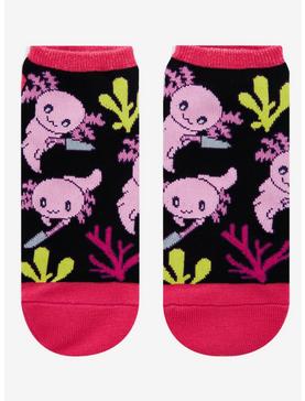 Axolotl Knife No-Show Socks, , hi-res