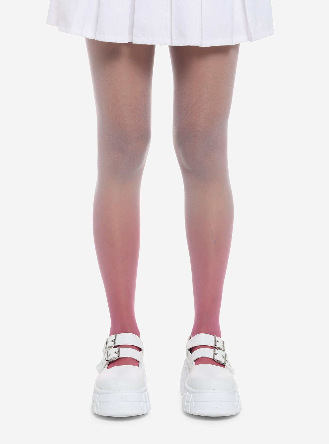 Pink Ombre Tights, , hi-res