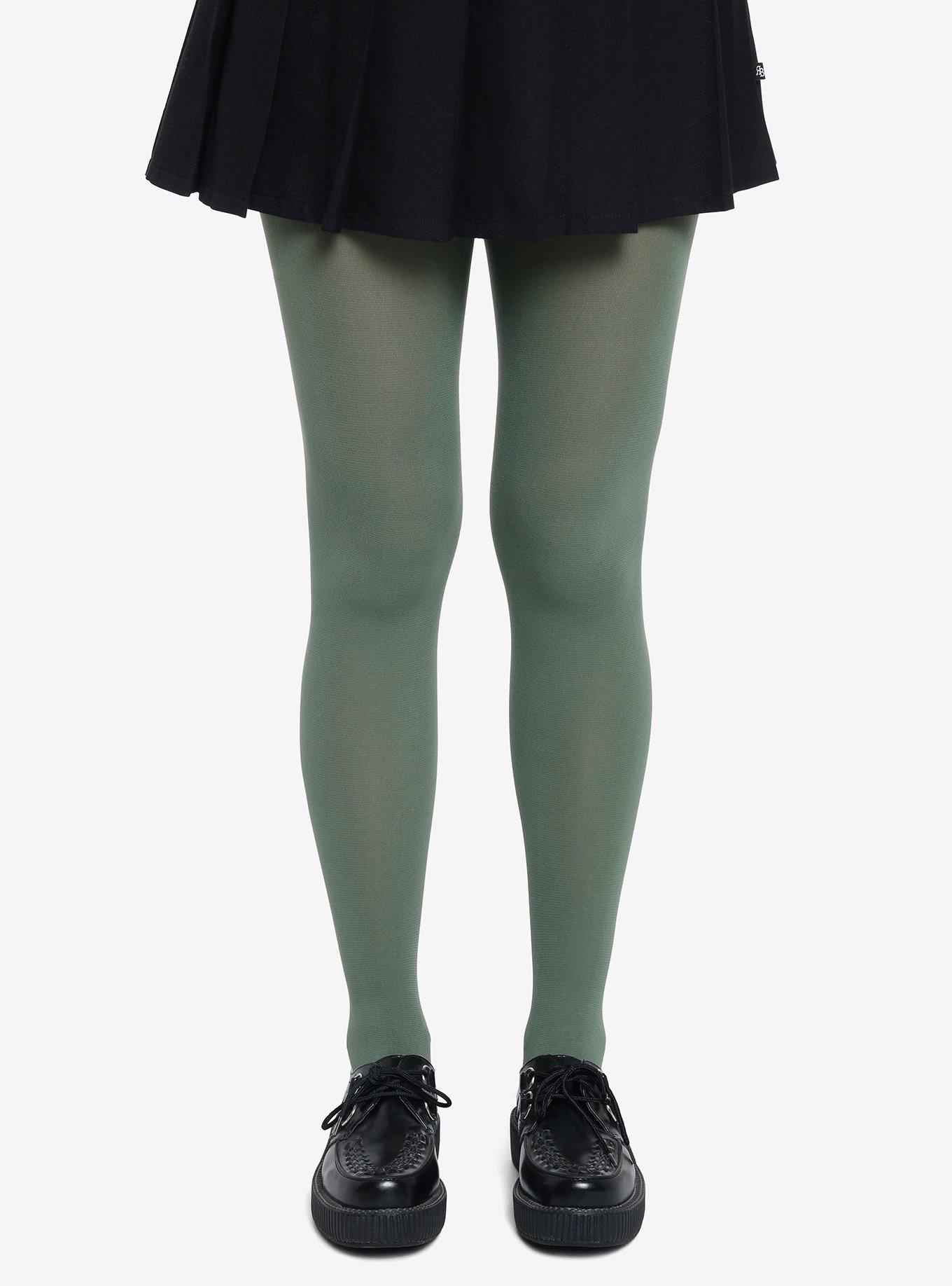 Forest Green Tights Hot Topic