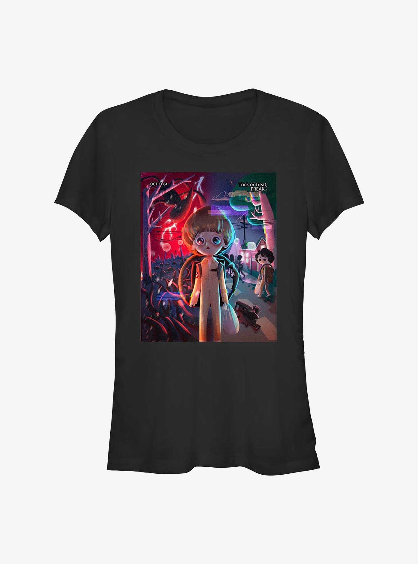Stranger Things Trick or Treat Freak Girls T-Shirt, , hi-res