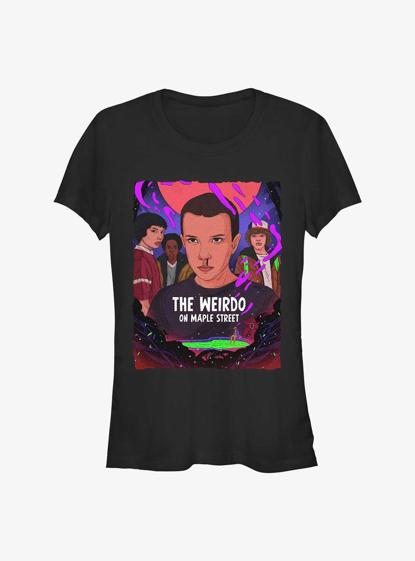 Stranger Things The Weirdo On Maple Street Girls T-Shirt, , hi-res