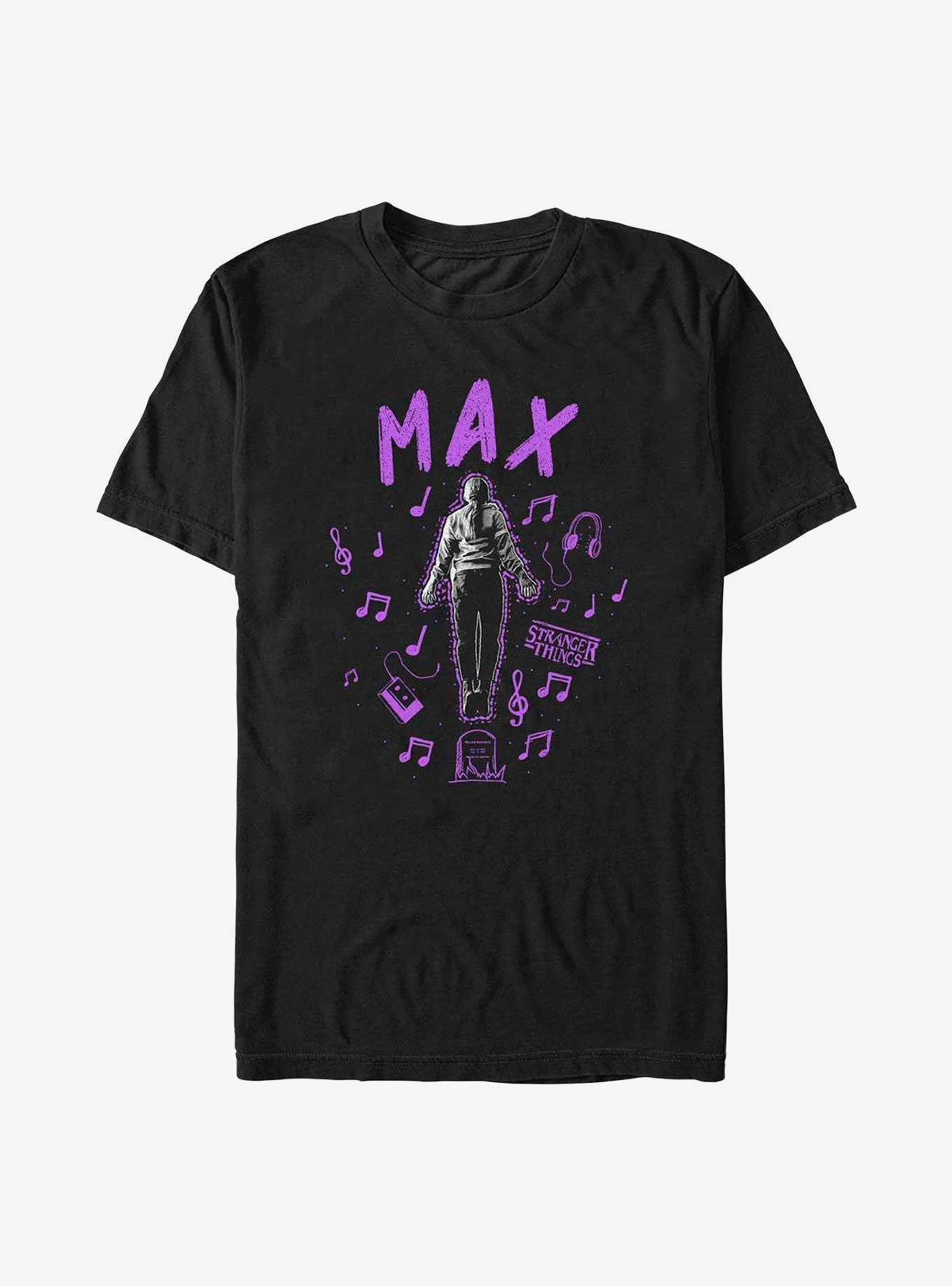Stranger Things Floating Max T-Shirt, BLACK, hi-res