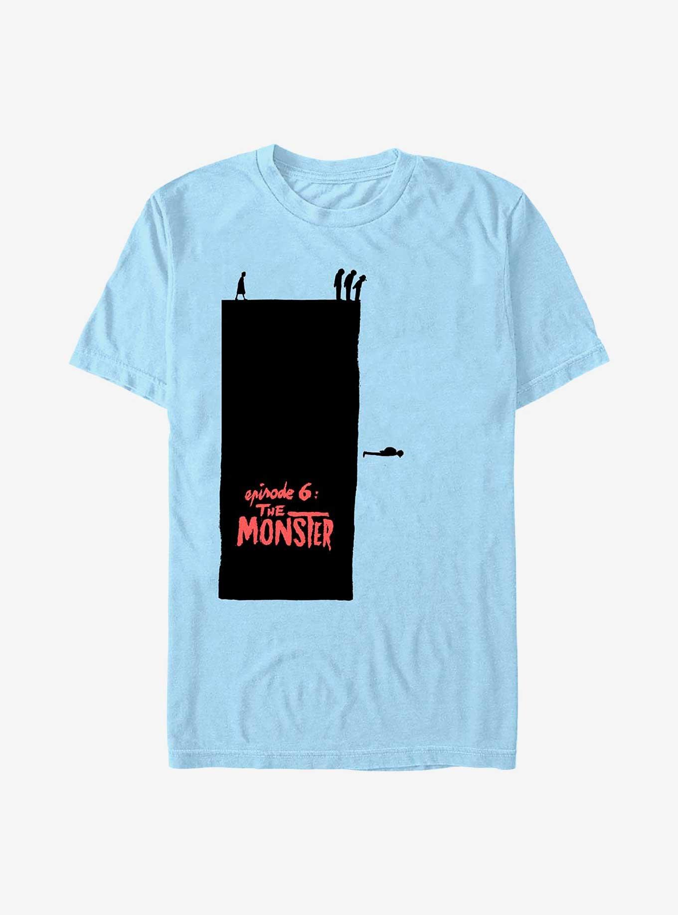 Stranger Things Monster Cliff T-Shirt, LT BLUE, hi-res