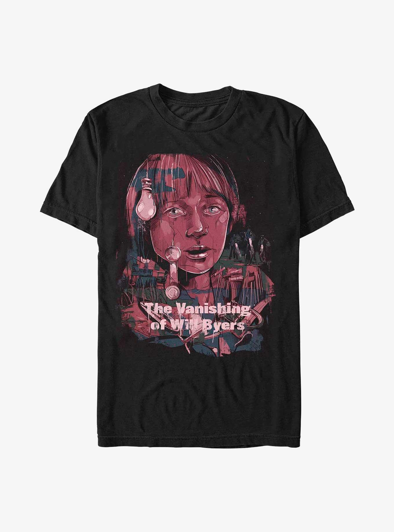 Stranger Things Will Vanishing T-Shirt, BLACK, hi-res