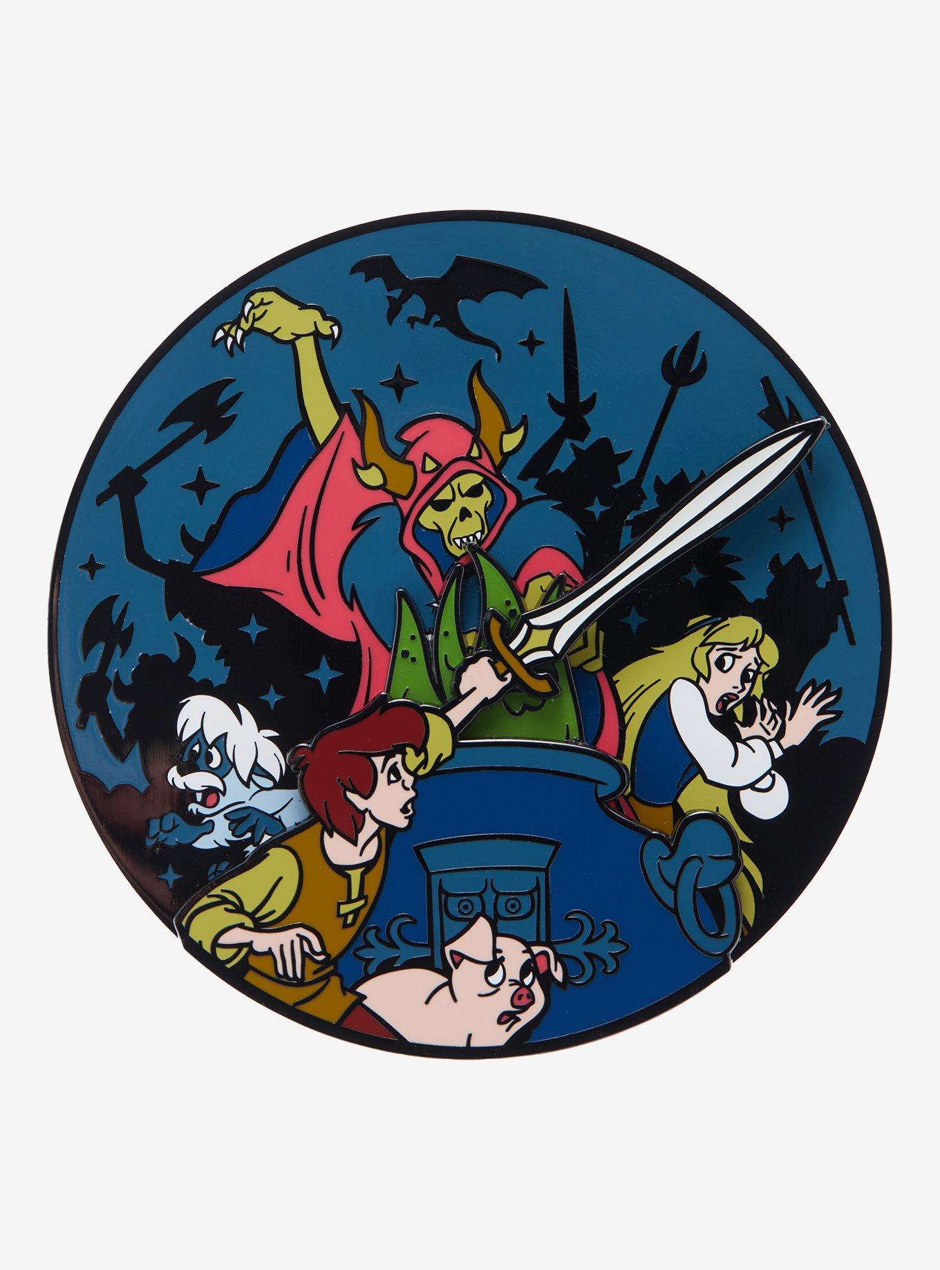 Loungefly Disney The Black Cauldron Sliding Enamel Pin, , hi-res