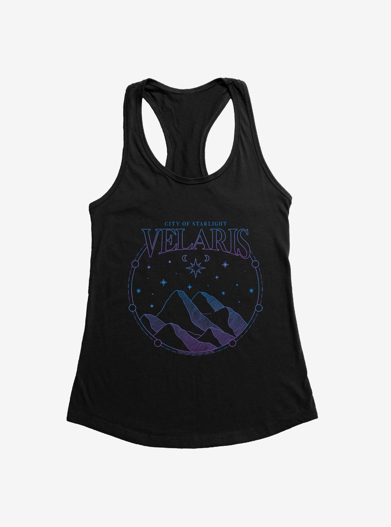 A Court Of Mist & Fury Velaris Womens Tank Top, BLACK, hi-res