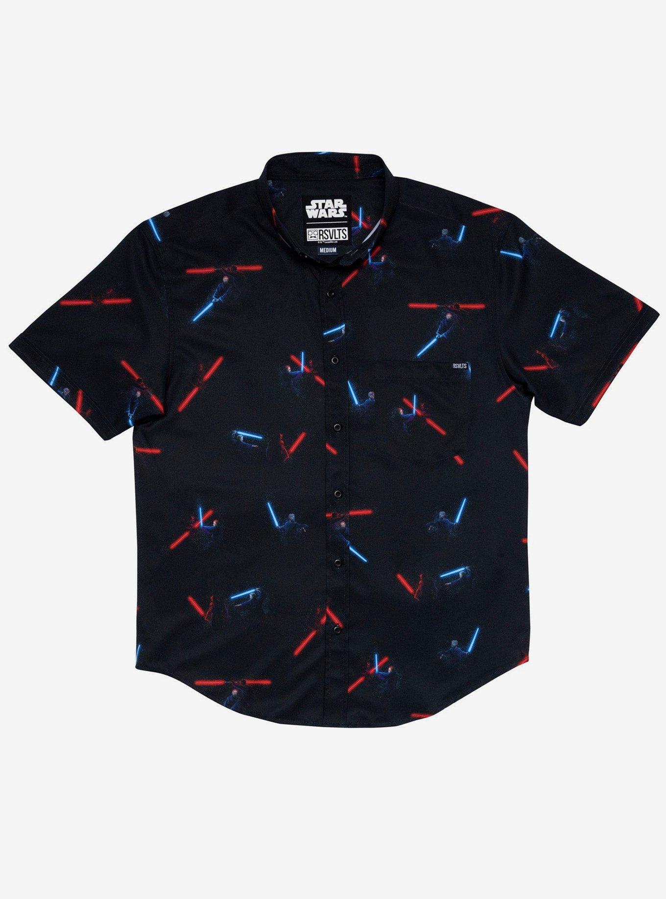 RSVLTS Star Wars Duel of Fates KUNUFLEX Short Sleeve Shirt, BLACK, hi-res