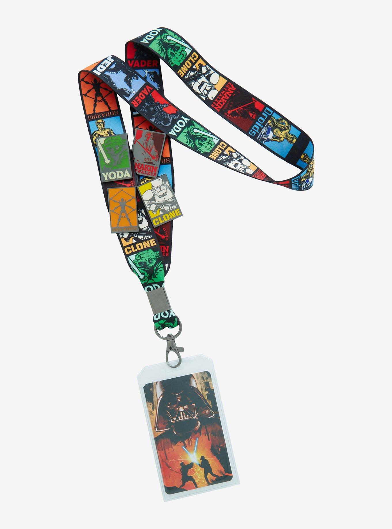 Loungefly Star Wars Revenge Of The Sith Lanyard With Pins, , hi-res