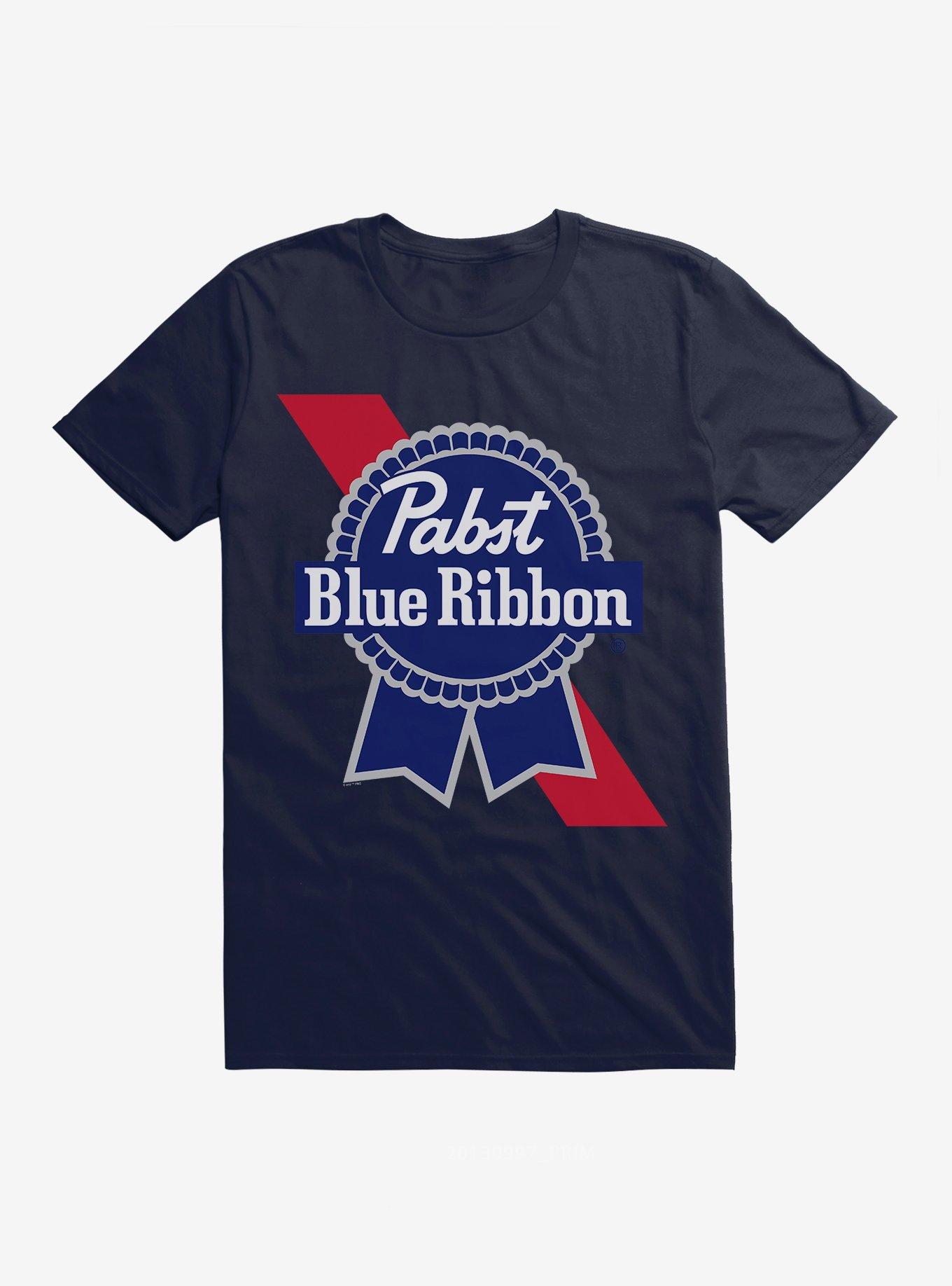 Pabst Blue Ribbon Beer Logo TShirt Hot Topic