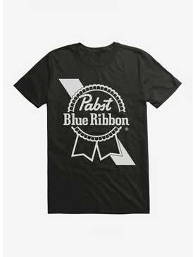 Pabst Blue Ribbon White Ribbon Logo T-Shirt, , hi-res