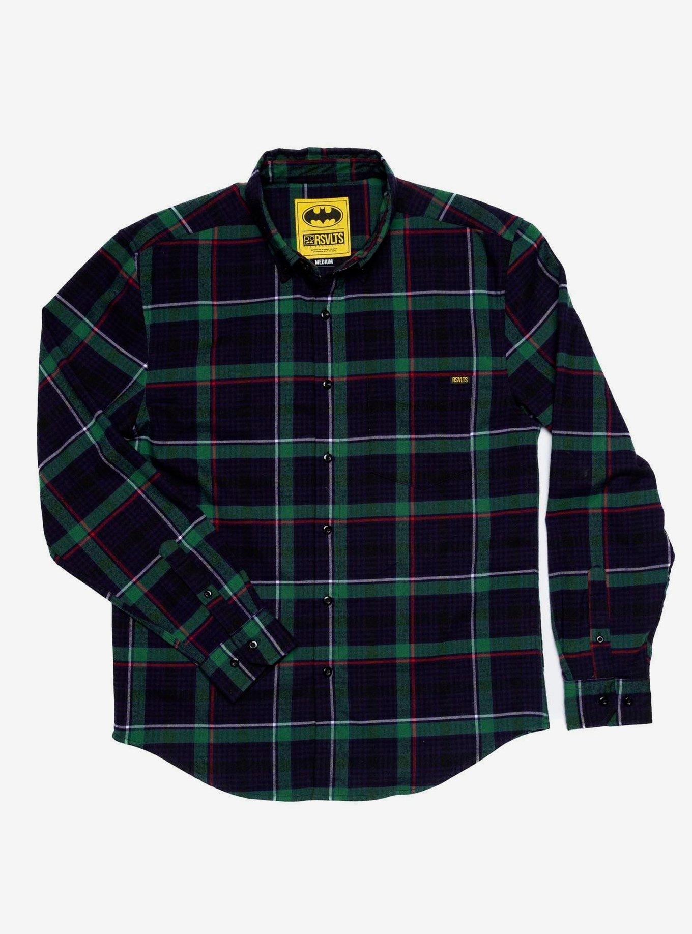 RSVLTS Batman The Joker BorlandFlex Long Sleeve Stretch Flannel