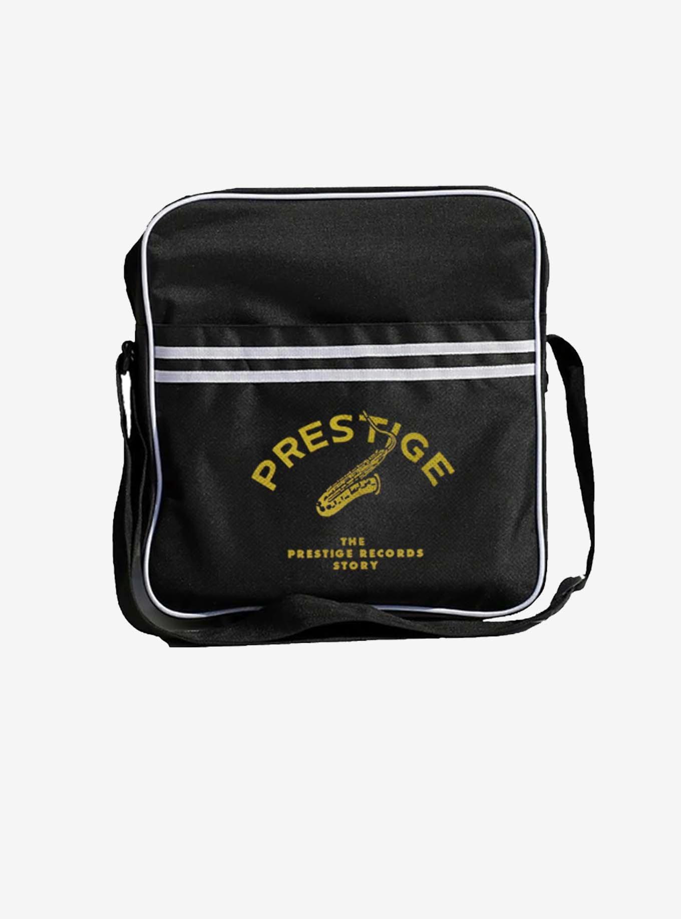 Rocksax Prestige Records Zip Top Vinyl Record Crossbody Messenger Bag, , hi-res