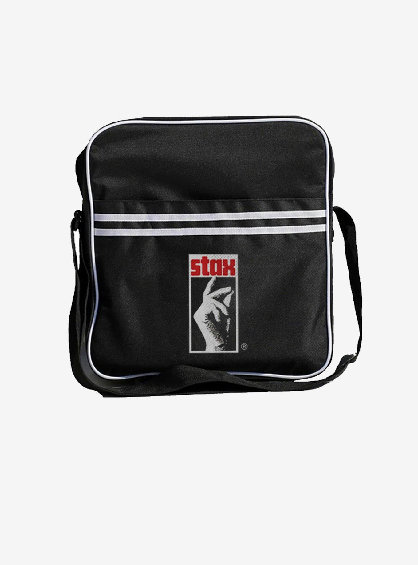Rocksax Stax Records Hand Zip Top Vinyl Record Crossbody Messenger Bag, , hi-res