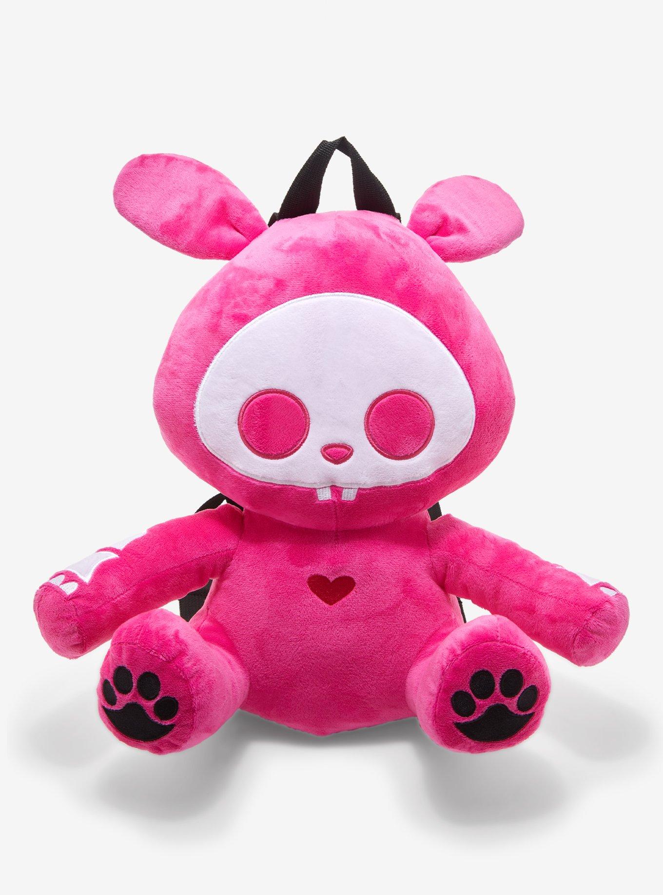 Skelanimals Pink Jack Plush Backpack, , hi-res