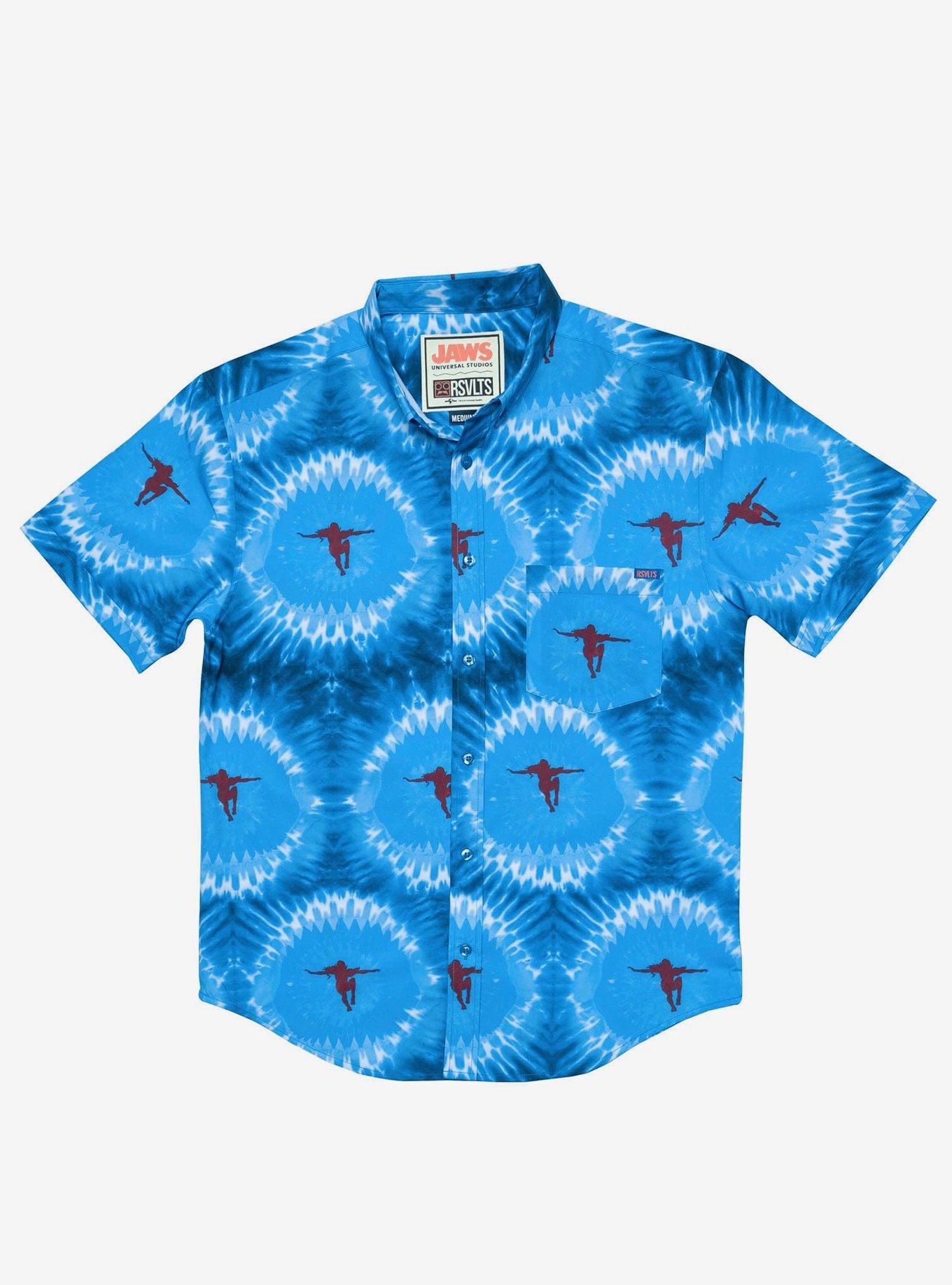 【YOURNUS】Double Half Shirt RSVLTS Jaws Night Swim KUNUFLEX Short Sleeve Shirt | BoxLunch