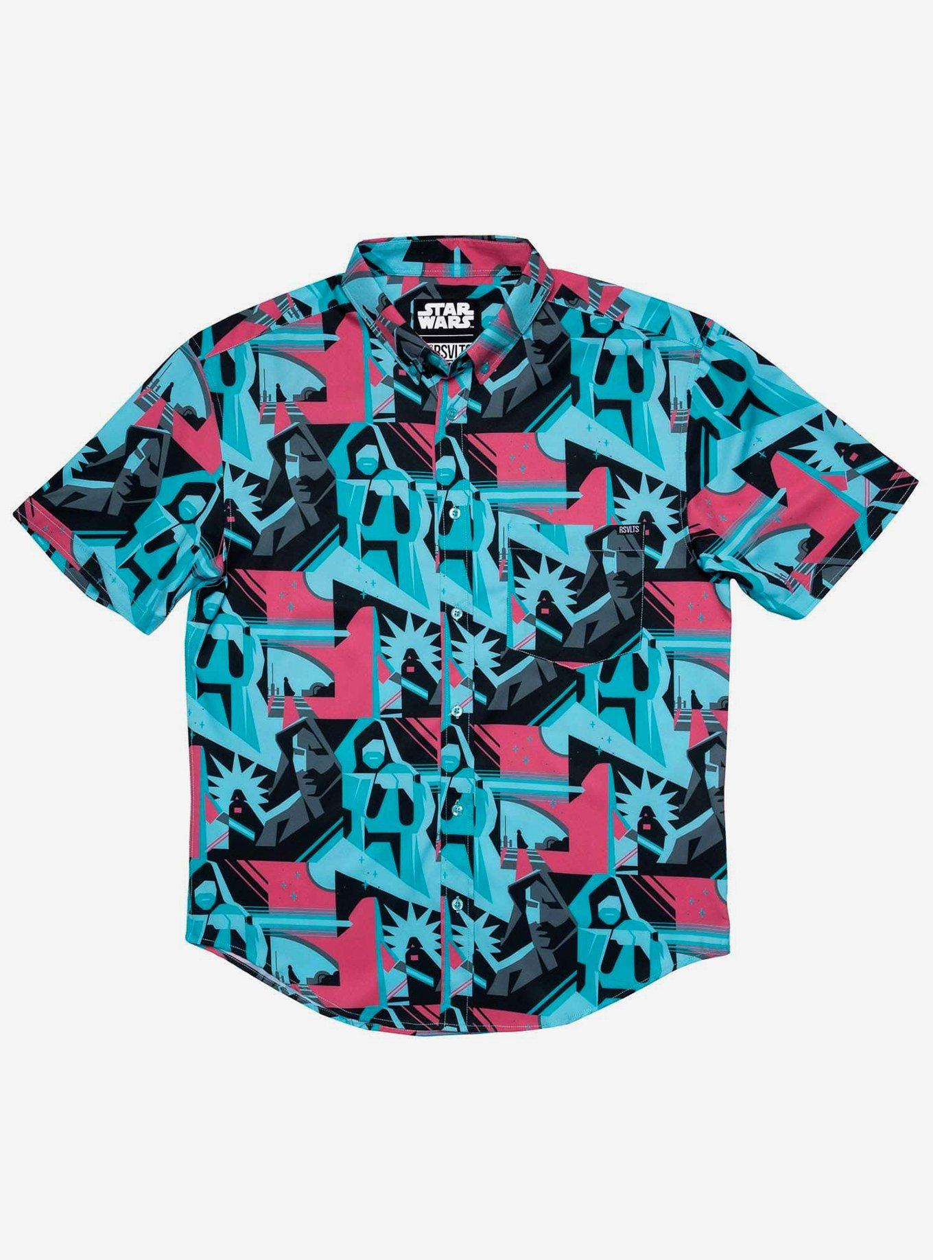 RSVLTS Star Wars Tale of Two Jedi KUNUFLEX Short Sleeve Shirt, MULTI, hi-res