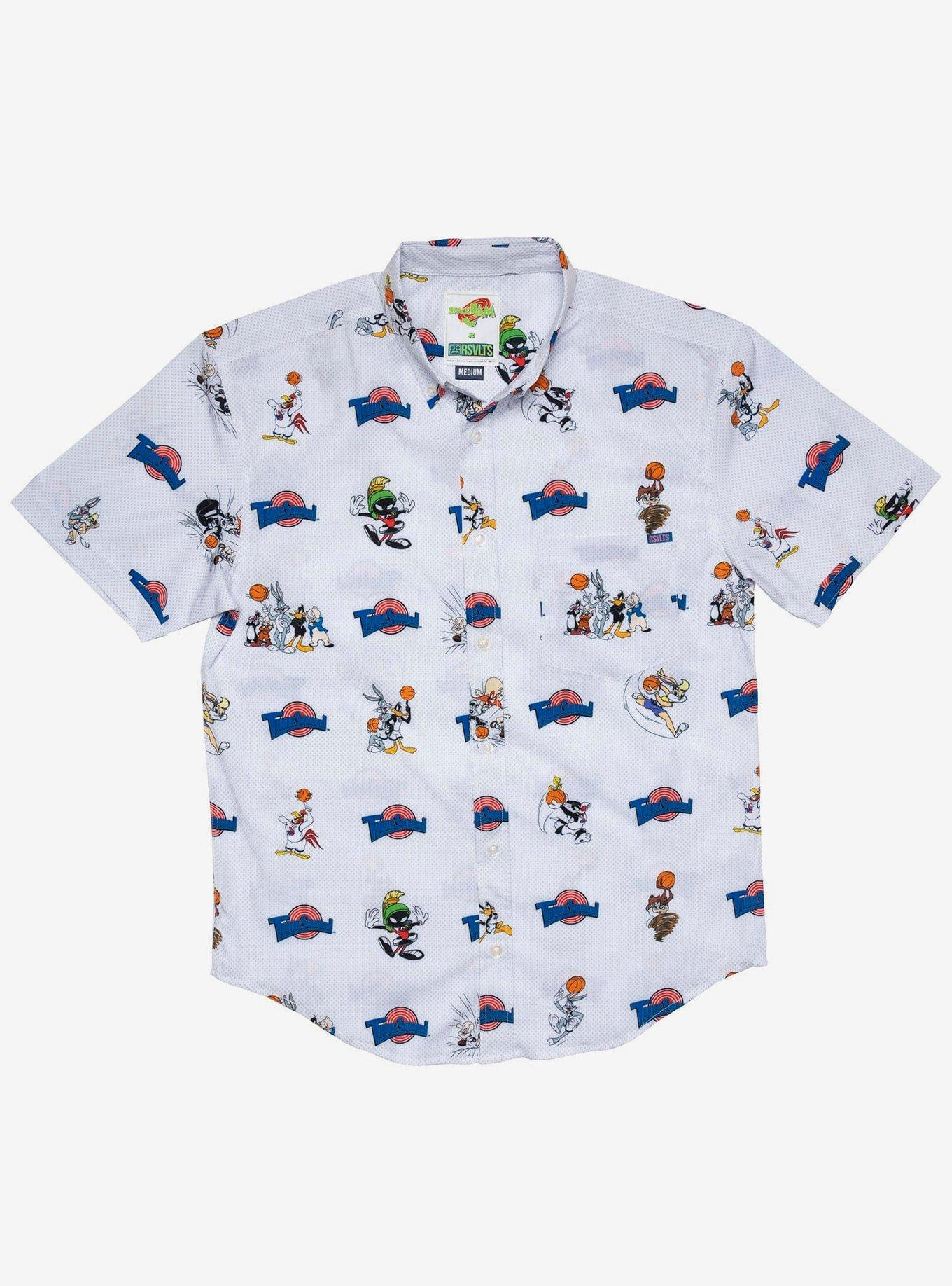 RSVLTS Space Jam Tune Jersey KUNUFLEX Short Sleeve Shirt, BRIGHT WHITE, hi-res