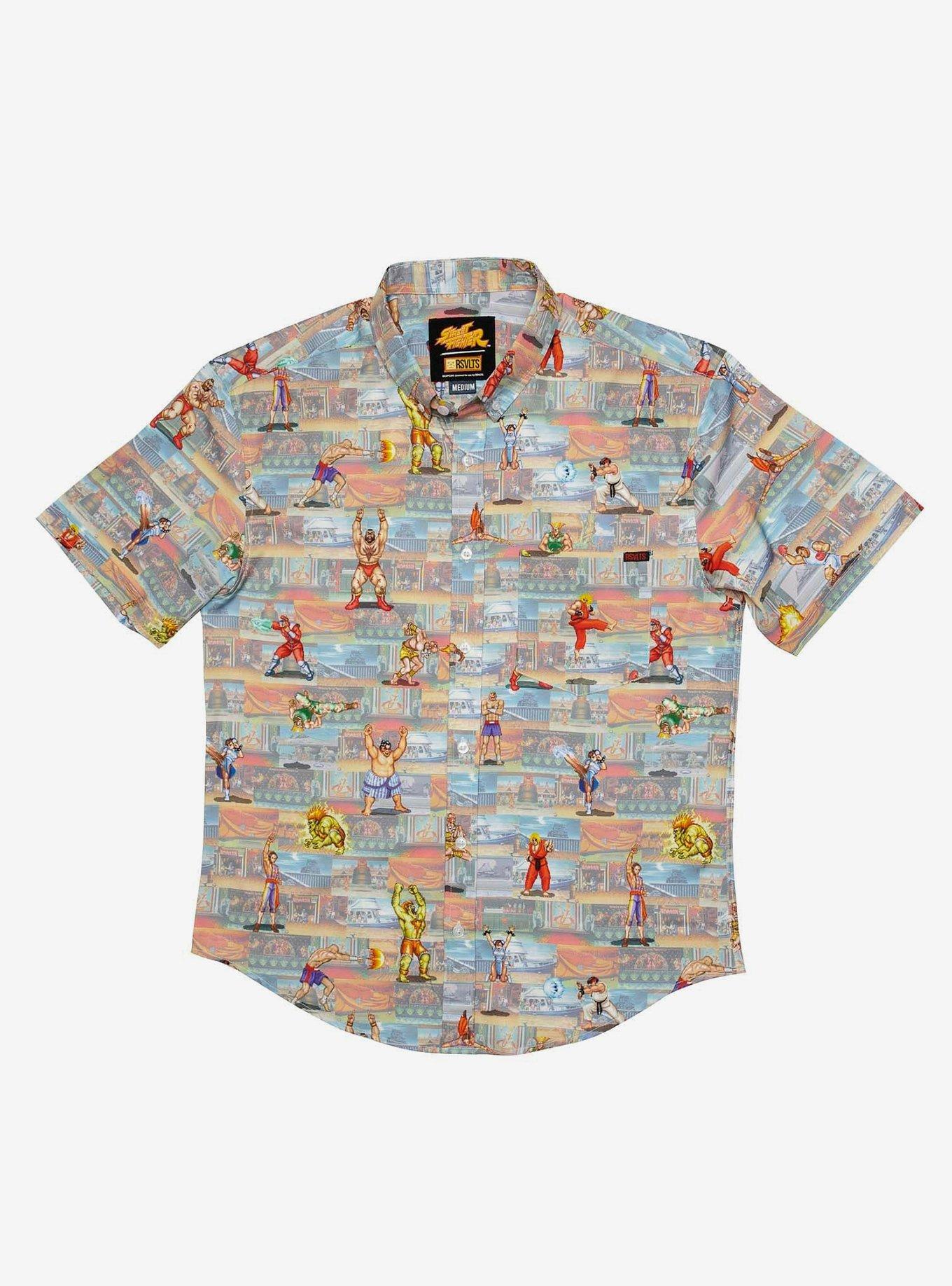 RSVLTS Street Fighter Knockout Zones KUNUFLEX Short Sleeve Shirt