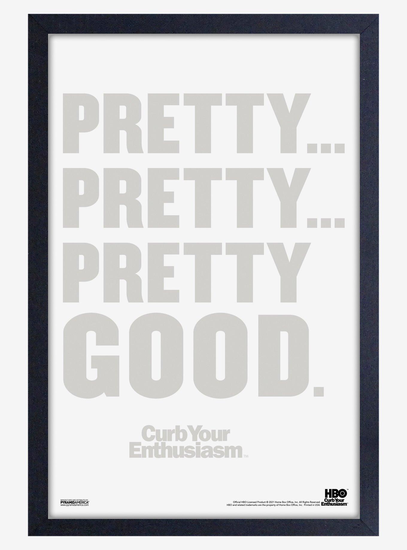 Curb Your Enthusiasm Pretty Framed Wood Poster, , hi-res
