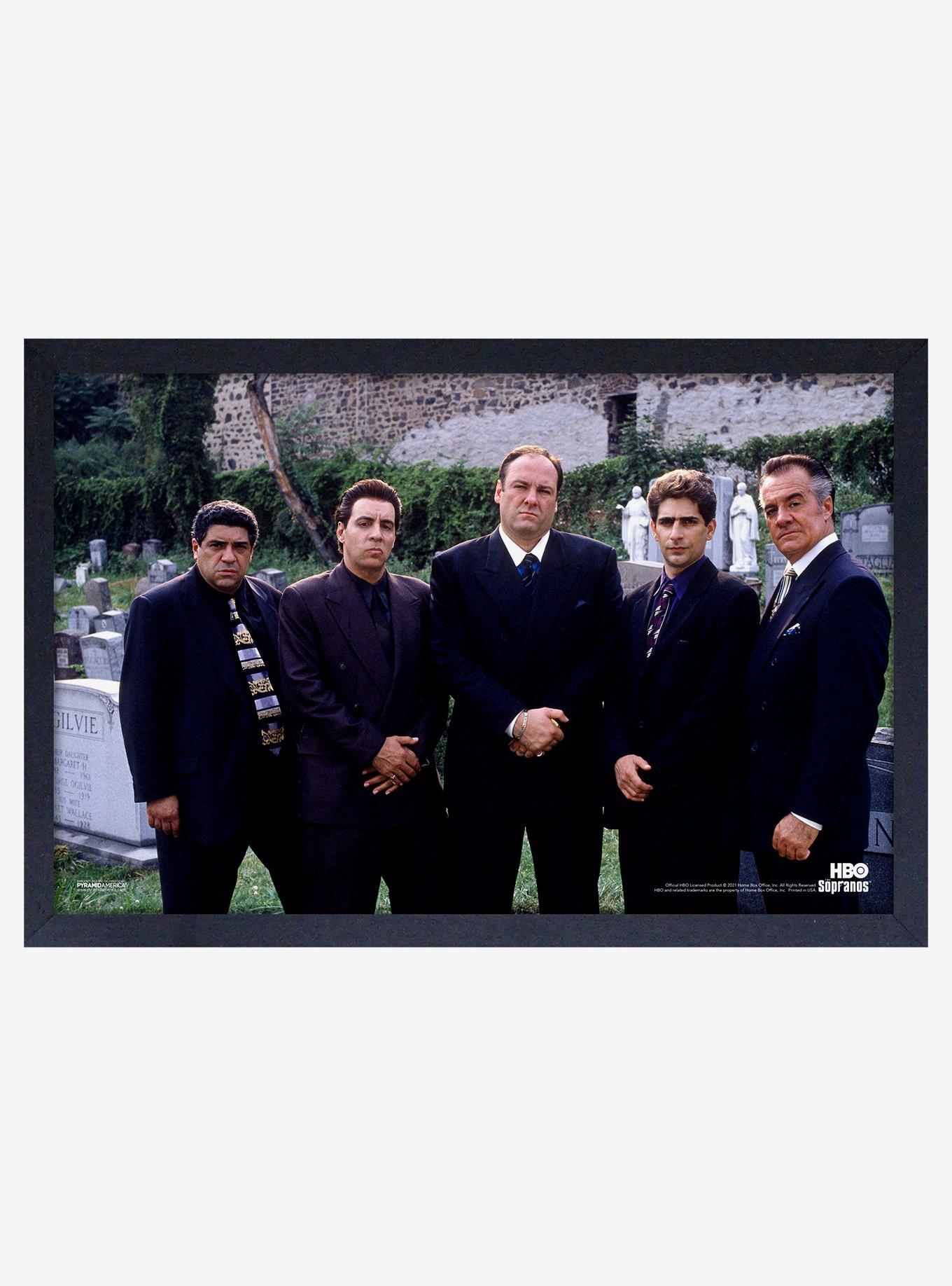 The Sopranos Group Framed Wood Poster, , hi-res