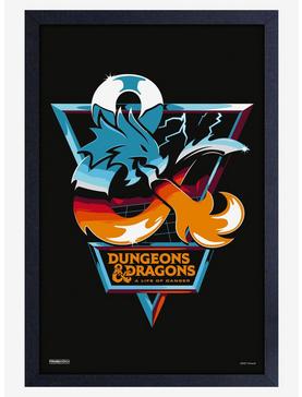 Dungeons & Dragons Life Of Danger Framed Wood Poster, , hi-res