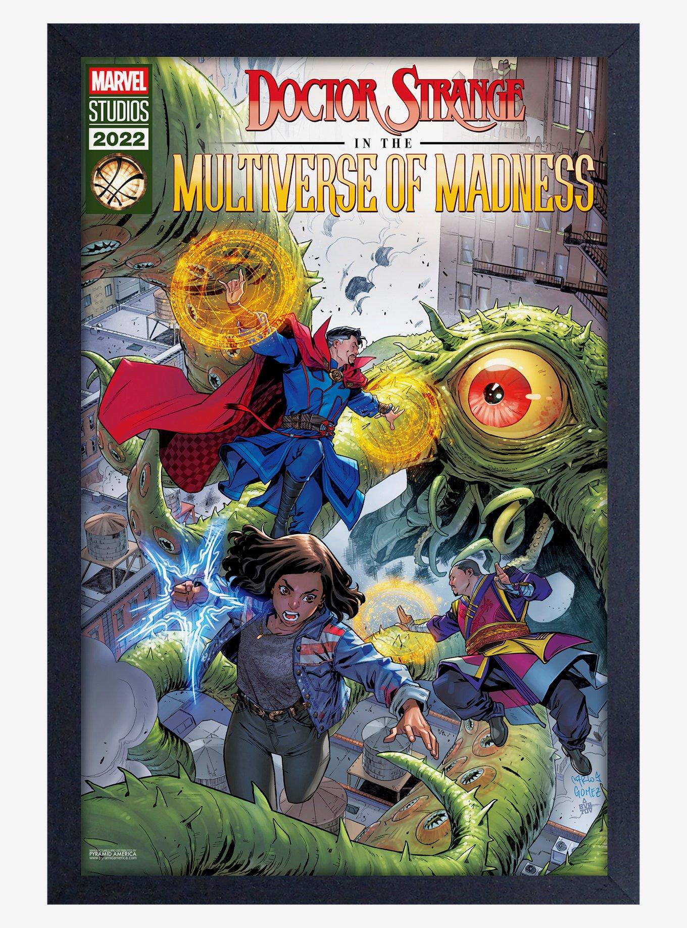 Marvel Dr. Strange 2 Multiverse Of Madness Comic Framed Wood Poster, , hi-res