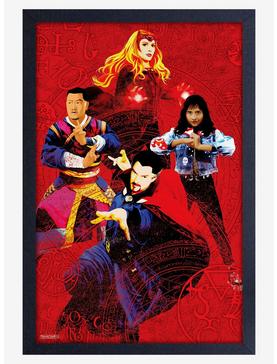 Marvel Dr. Strange 2 Multiverse Of Madness Group Framed Wood Poster, , hi-res