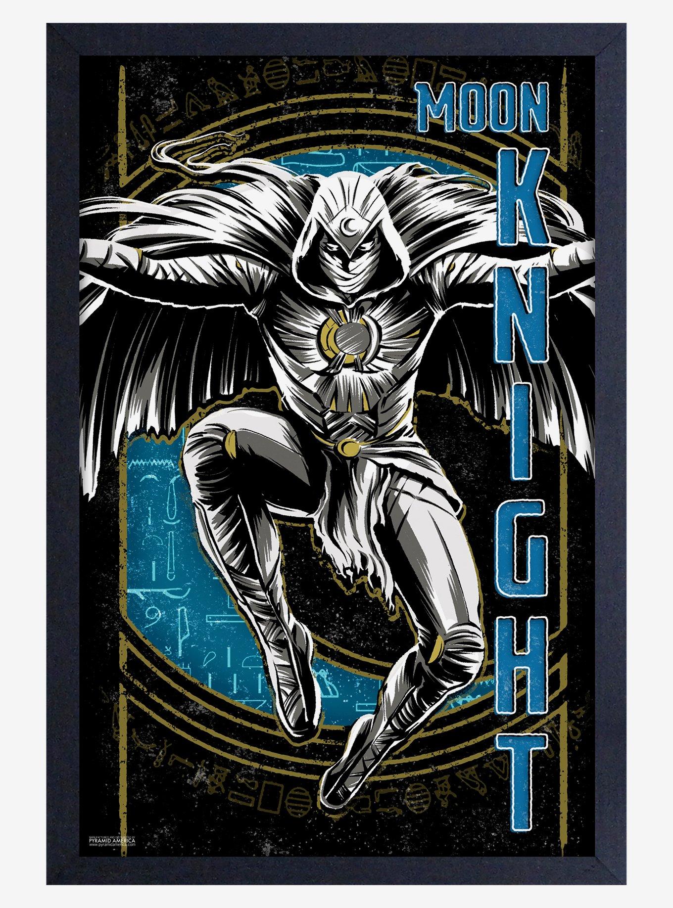 Marvel Moon Knight Lunge Framed Wood Poster, , hi-res